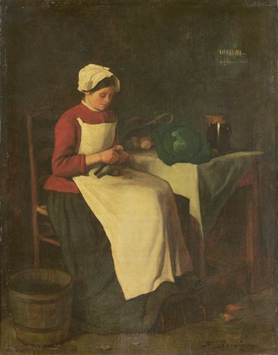 The Young Housewife by François Bonvin