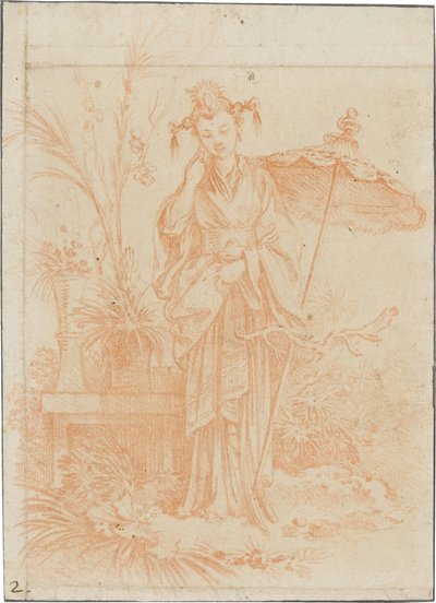 Chinoiserie (The Mistress of the Garden) by François Boucher