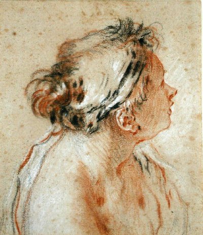 Head of a Nymph by François Boucher