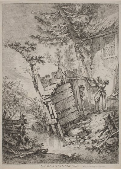 The Laundress by François Boucher