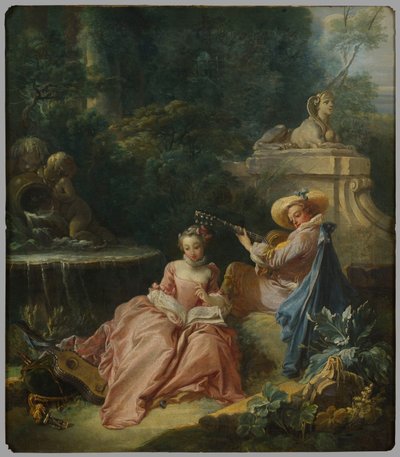 The Music Lesson by François Boucher