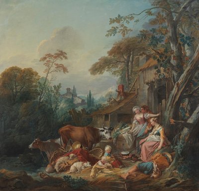 Rural Idyll by François Boucher