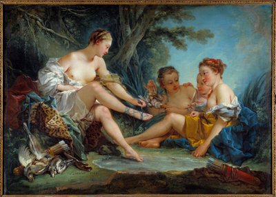 The Return of Hunting of Diane by François Boucher