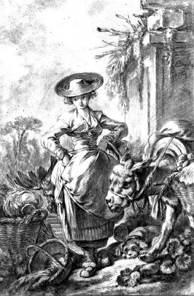 Leaving for Market by François Boucher