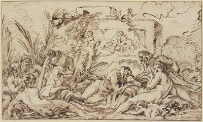 Nymphs and River Gods by François Boucher