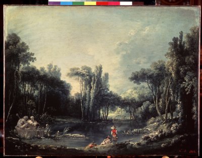 Landscape with a Pond by François Boucher