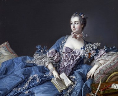 Portrait of the Marquise de Pompadour by François Boucher