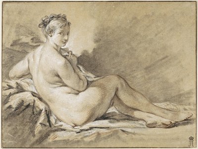 Study of a Female Nude by François Boucher