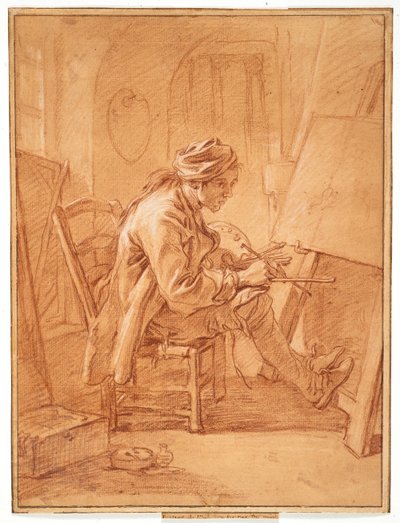 The Artist in His Studio by François Boucher
