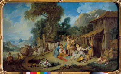 The Rest of Farmers by François Boucher
