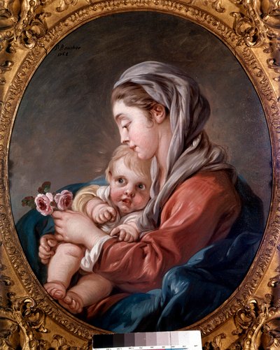 The Virgin and Child Jesus by François Boucher