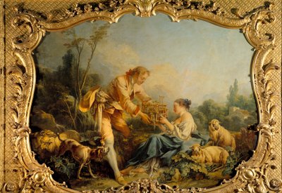 The Complacent Pastoral Scene by François Boucher