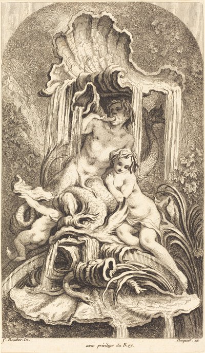 Triton and Nymph by François Boucher