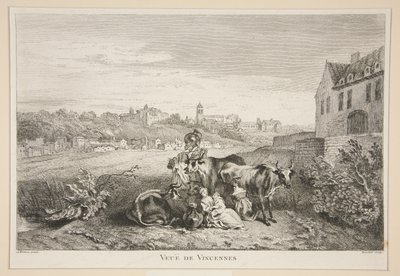 View of Vincennes by François Boucher