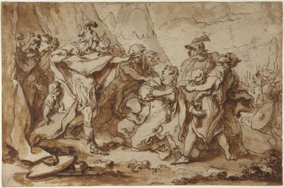 Women and Soldiers by François Boucher