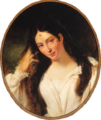Portrait of the Opera Singer Maria Malibran-Garcia as Desdemona by Francois Bouchot
