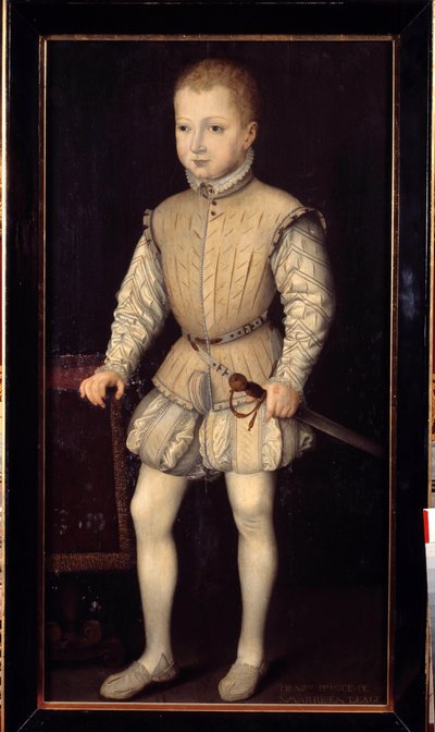 Portrait of Henry IV of Navarre as a child by Francois Bunel