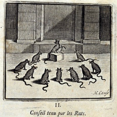 Council Held by the Rats by Francois Chauveau
