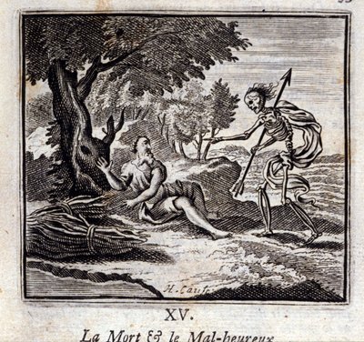 Death and the Unhappy by Francois Chauveau