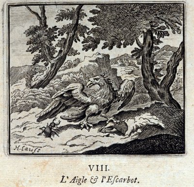 The Eagle and the Snail by Francois Chauveau