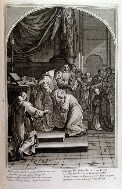 Engraving by Francois Chauveau 1680 