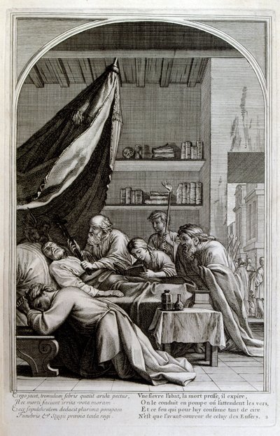 Engraving by Francois Chauveau 1680 