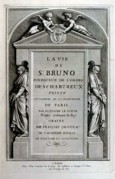 Engraving by Francois Chauveau 1680 