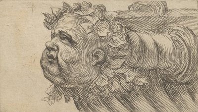 Head of a Child on the Bow of a Ship, from Divers Masques, ca. 1635-45 by Francois Chauveau