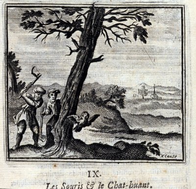 The Mice and the Owl by Francois Chauveau