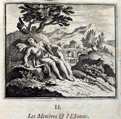 Members and Stomach (Illustration by François Chauveau) by Francois Chauveau
