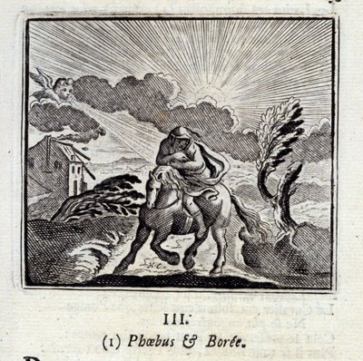 Phebus and Boree (Illustration by François Chauveau) by Francois Chauveau