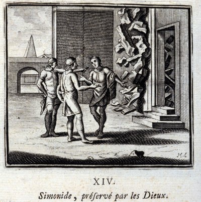 Simonides preserved by the Gods (Illustration by François Chauveau) by Francois Chauveau