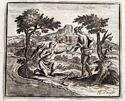 The Woodcutter and Mercury by Francois Chauveau