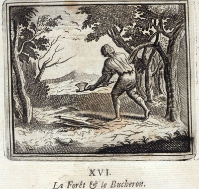 The Forest and the Woodcutter by Francois Chauveau