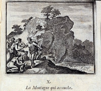 The Mountain Giving Birth by Francois Chauveau