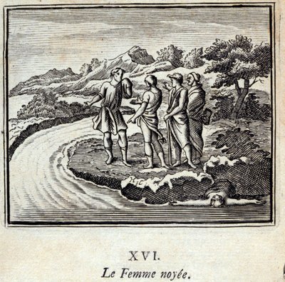 The Noyee Woman (Illustration by François Chauveau) by Francois Chauveau