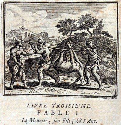 The Father, His Son, and the Donkey by Francois Chauveau