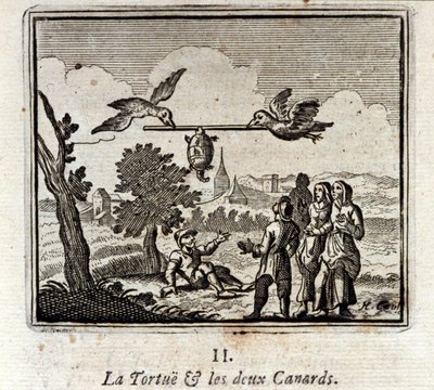 The Turtle and the Two Ducks by Francois Chauveau