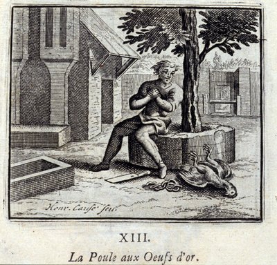 The Hen with Golden Eggs by Francois Chauveau