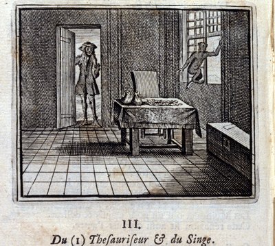 The Miser and the Monkey by Francois Chauveau