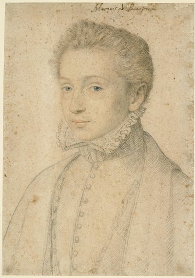 Portrait of Henri de Bourbon, Marquis of Beaupréau by François Clouet
