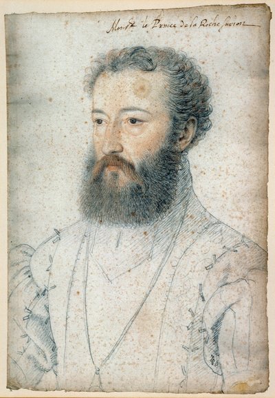 Portrait of Charles de Bourbon, Prince of La Roche-sur-Yon by François Clouet