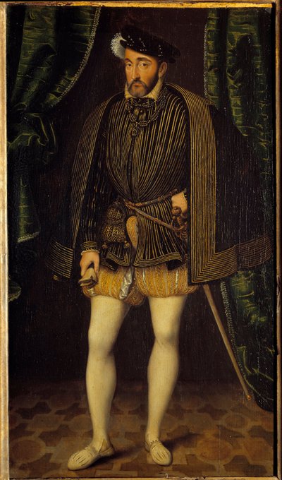 Portrait of Henry II, King of France by François Clouet
