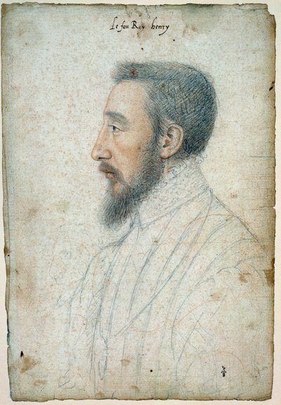 Portrait of Henry II, King of France by François Clouet