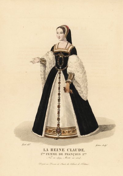 Queen Claude, first wife of King Francis I by François Clouet