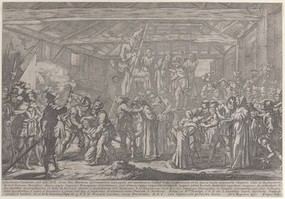 The Martyrs of Gorchum, 1630-87 by Francois Collignon