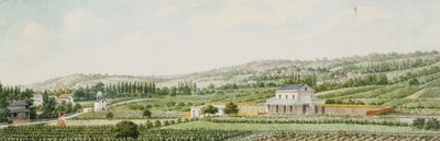 A Train Station in the Outskirts of Paris, 1846 by Francois Debret