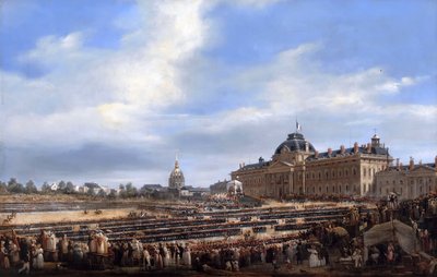 Distribution of flags to the National Guard, August 29, 1830 by Francois Dubois