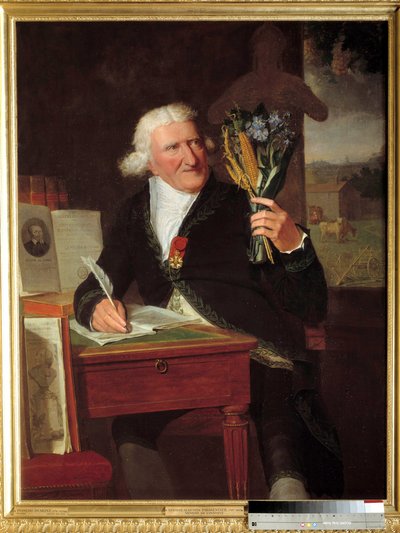 Portrait of Antoine Augustin, Baron Parmentier, French agronomist by Francois Dumont