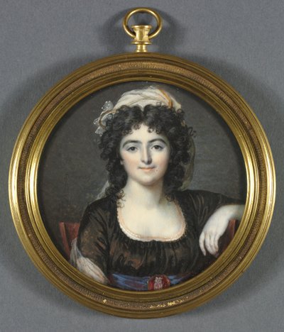 Portrait of a Woman in a Brown Dress, 1795 by Francois Dumont